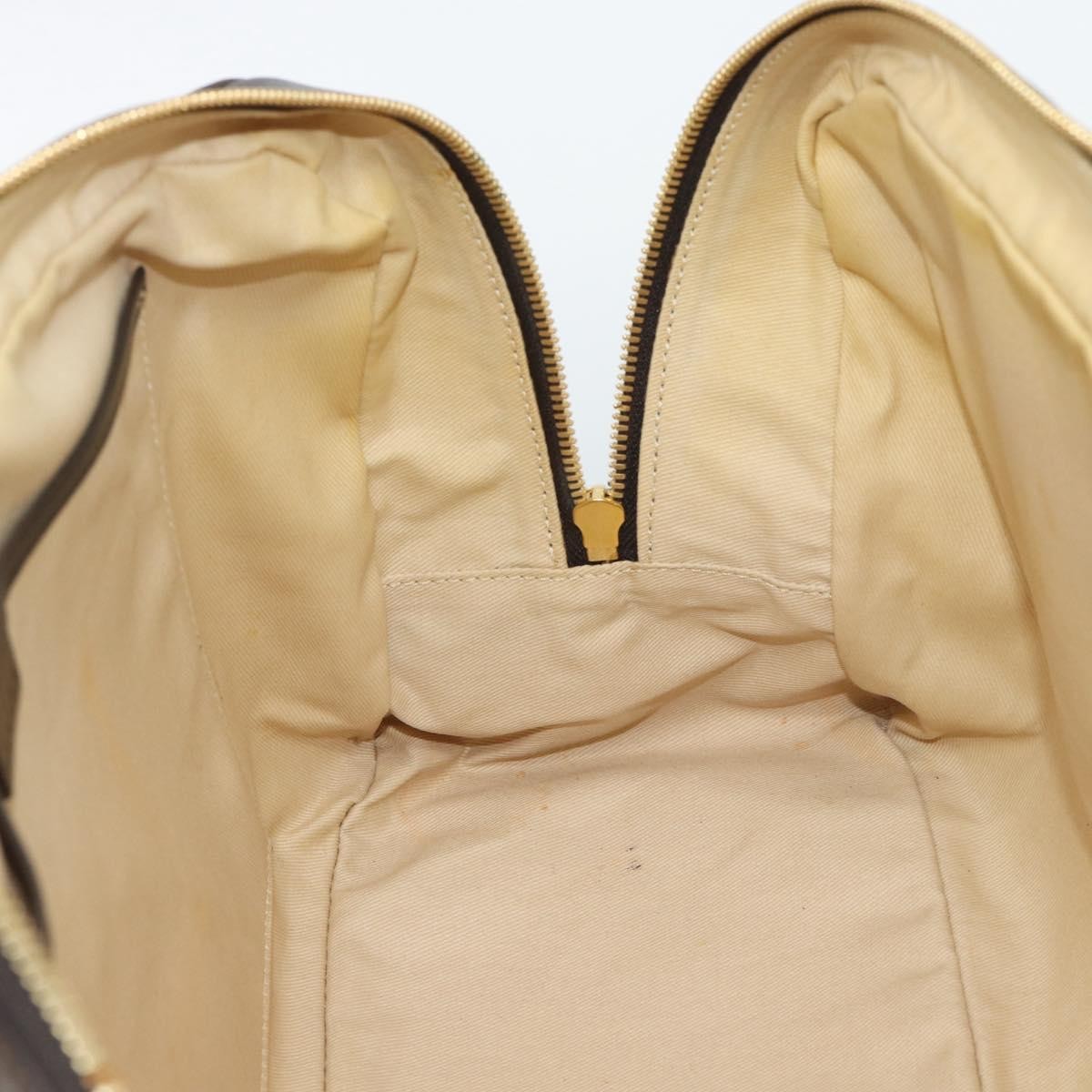 Celine C Macadam Canvas And Leather Brown Canvas Handbag (Pre-Owned)