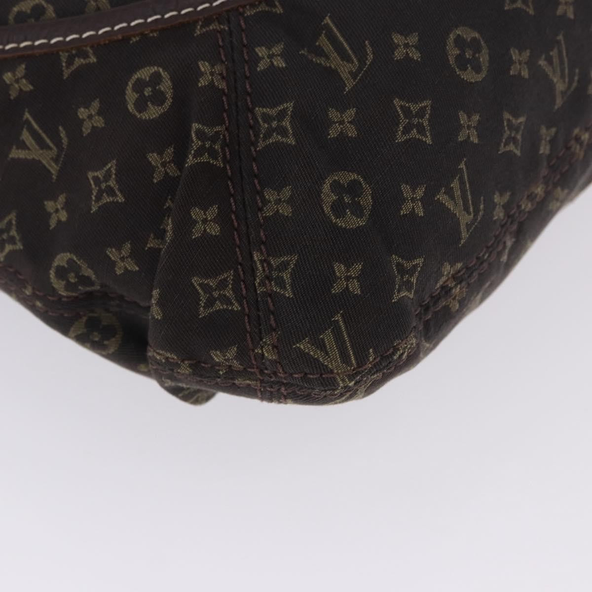 Louis Vuitton Manon Mini Lin Brown Canvas Handbag (Pre-Owned)