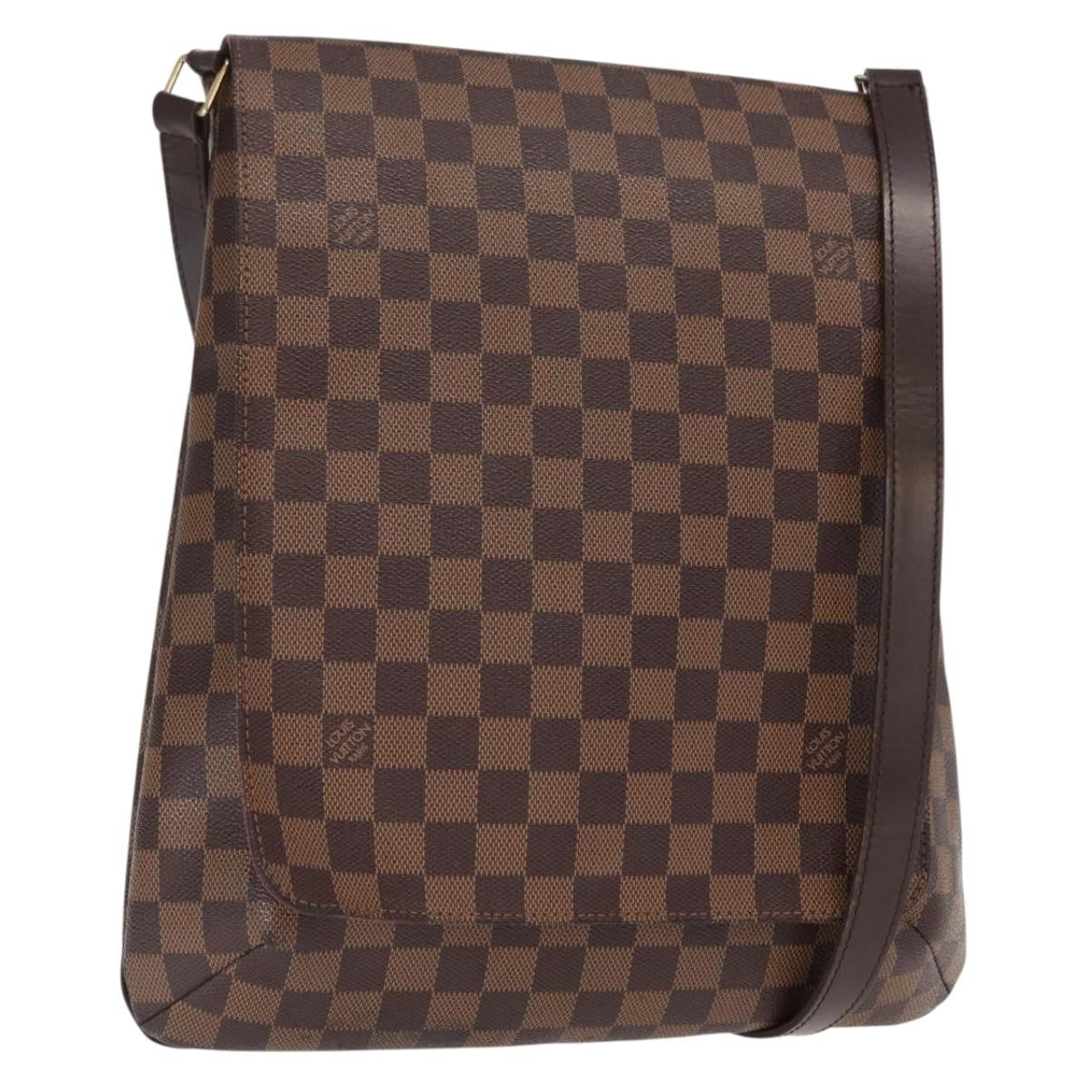 Louis Vuitton Musette Damier Brown Canvas Handbag (Pre-Owned)