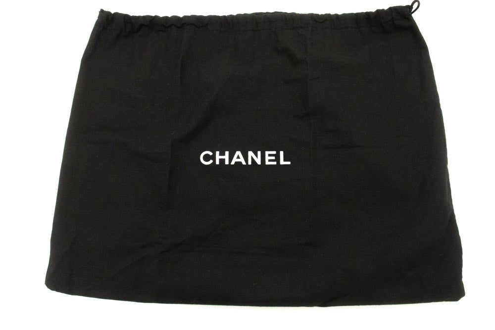Chanel Classic Bowler Quilted Caviar Black Leather Handbag (Pre-Owned)