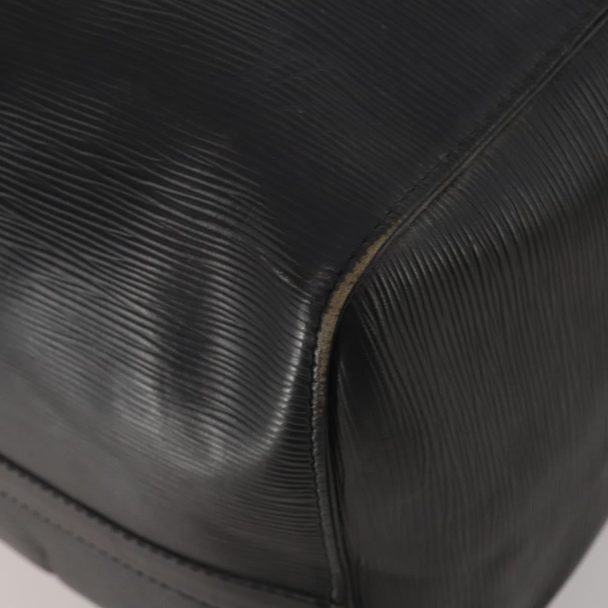 Louis Vuitton Keepall Epi Leather Black Leather Travel Bag Bag (Pre-Owned)