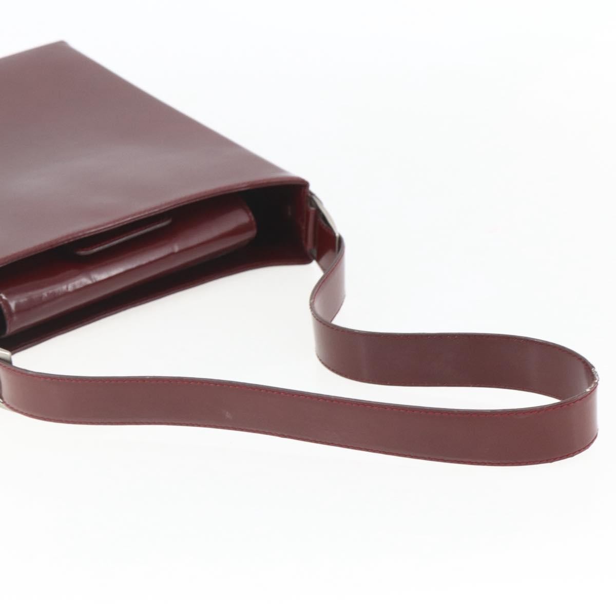 Salvatore Ferragamo Vala Patent Leather Red Patent_Leather Shoulder Bag Bag (Pre-Owned)