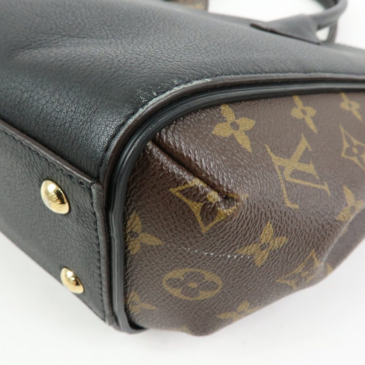 Louis Vuitton Kimono Monogram Canvas And Leather Brown Canvas Handbag (Pre-Owned)
