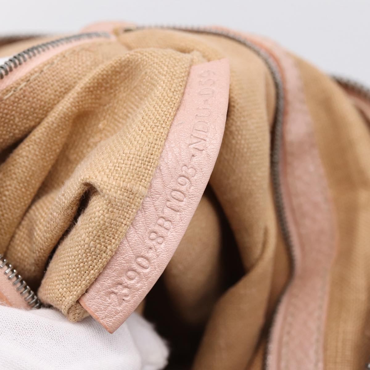 Fendi Selleria Leather Pink Leather Crossbody Bag Bag (Pre-Owned)