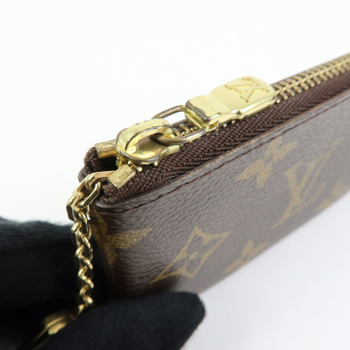 Louis Vuitton Key Monogram Canvas Brown Canvas Clutche & Pouche Bag (Pre-Owned)