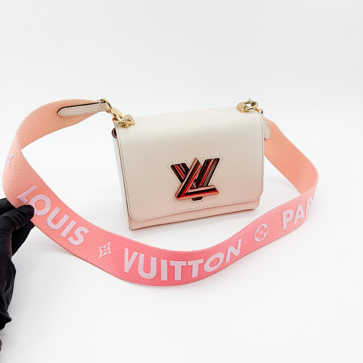 Louis Vuitton Twist Epi Leather Beige Leather Handbag (Pre-Owned)