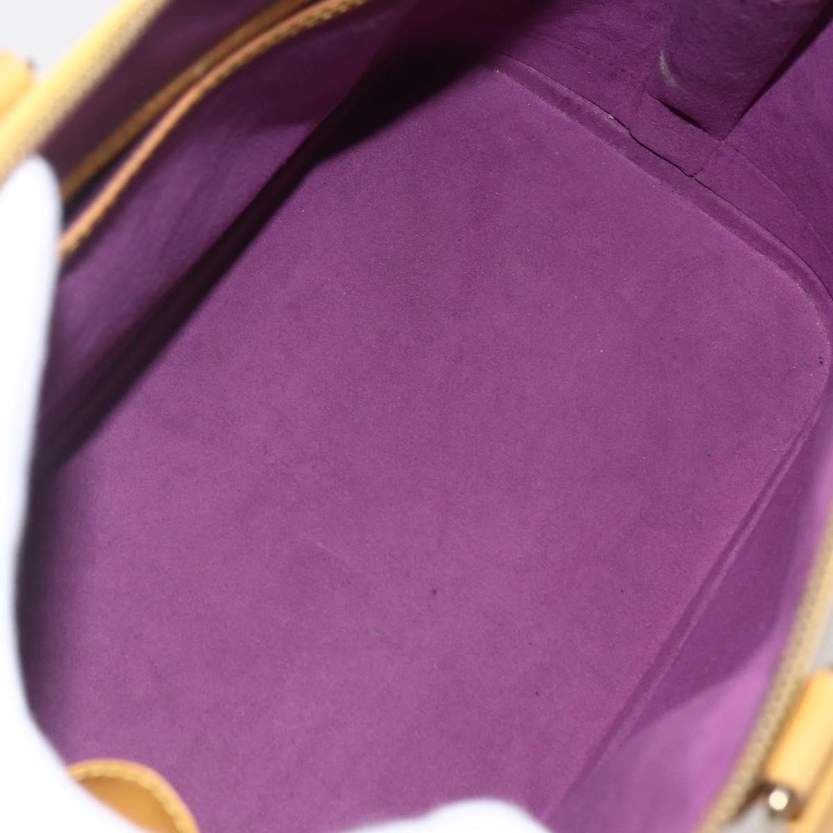 Louis Vuitton Alma Epi Leather Yellow Leather Handbag (Pre-Owned)