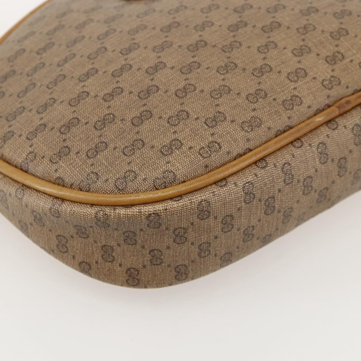 Gucci Micro Gg Supreme Gg Canvas Beige Pvc Shoulder Bag Bag (Pre-Owned)