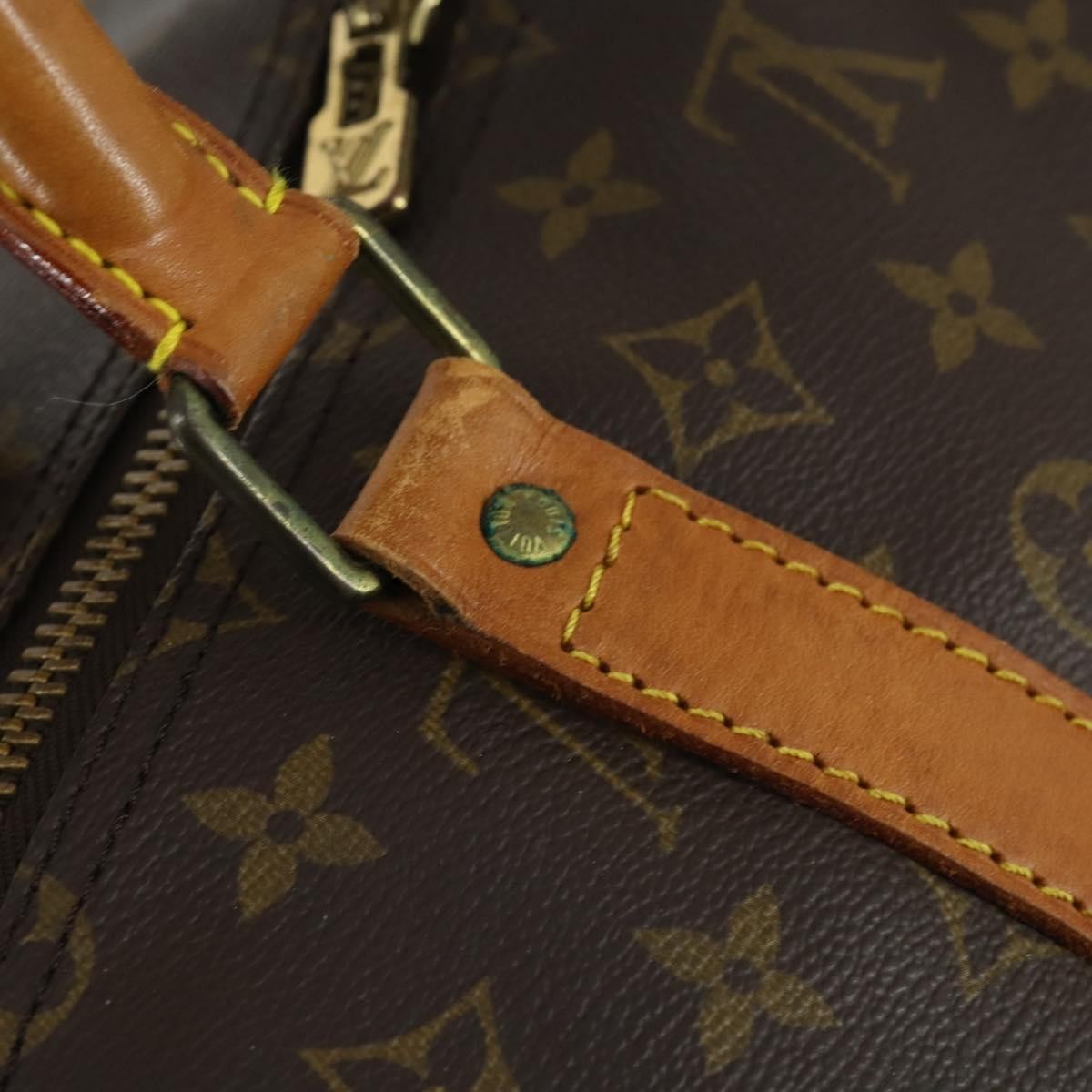 Louis Vuitton Keepall Monogram Canvas Brown Canvas Travel Bag Bag (Pre-Owned)