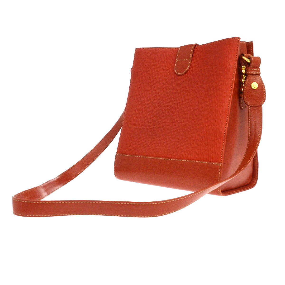 Loewe Velazquez Shoulderbag Leather Red Leather Shoulder Bag Bag (Pre-Owned)