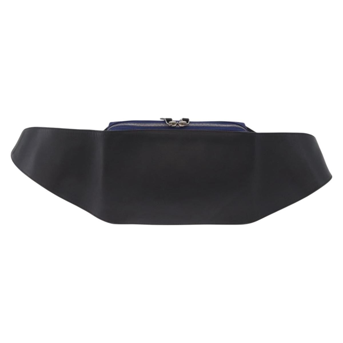 Balenciaga Navy Neo Lift Waist Canvas And Leather Blue Canvas Handbag (Pre-Owned)
