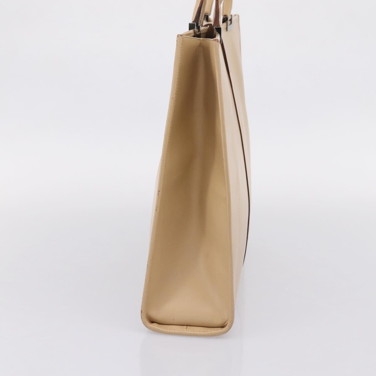 Gucci Jackie Leather Beige Leather Tote Bag Bag (Pre-Owned)