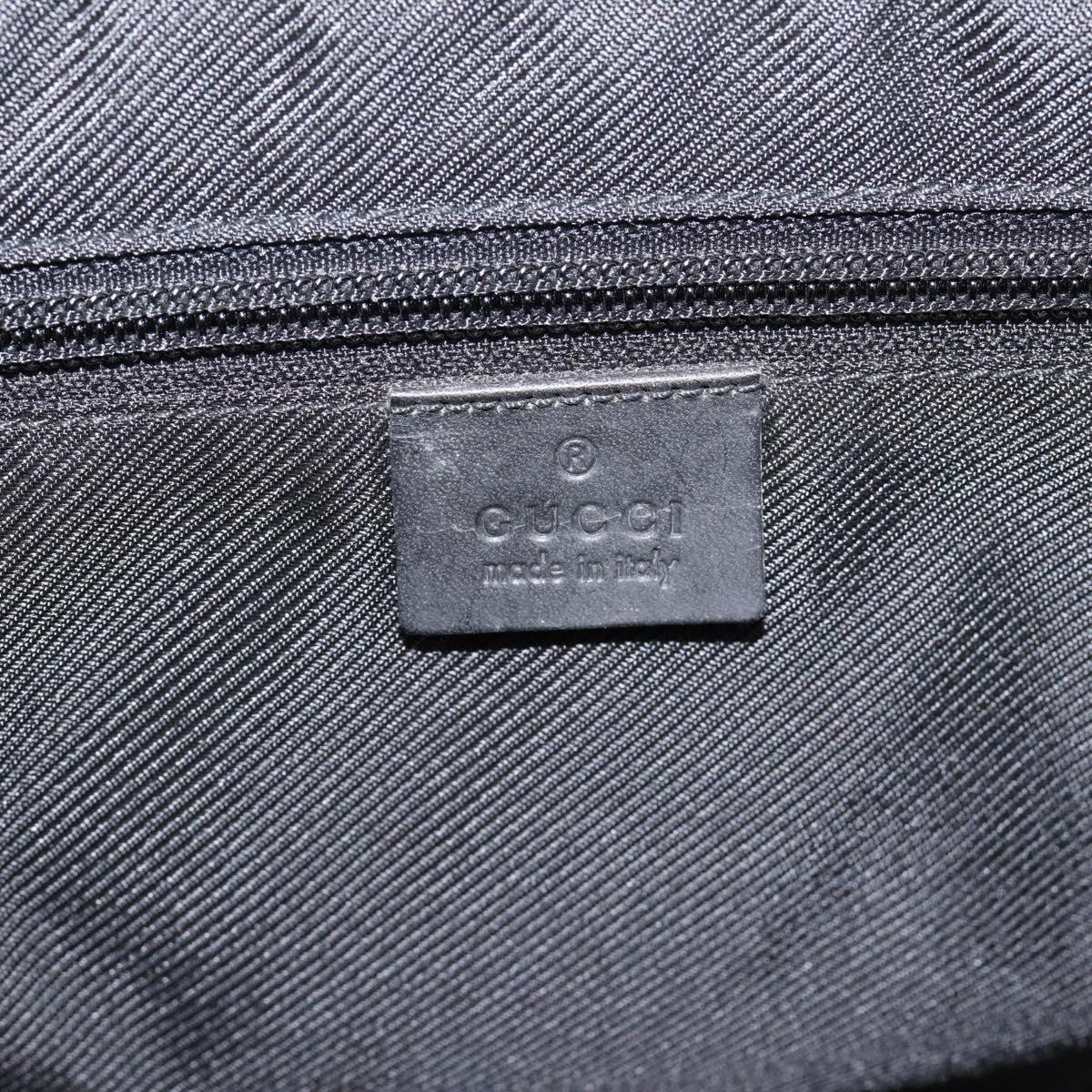 Gucci Gg Supreme Gg Canvas Black Canvas Handbag (Pre-Owned)