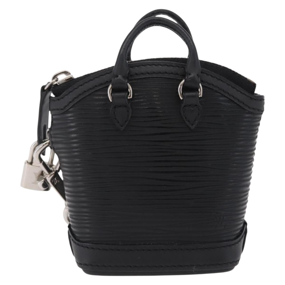 Louis Vuitton Lockit Epi Leather Black Leather Handbag (Pre-Owned)
