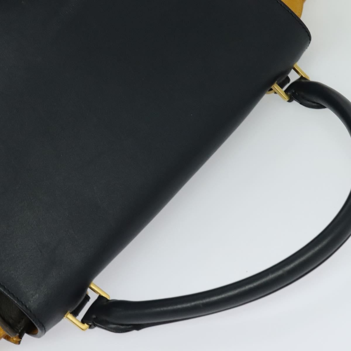 Celine Trapeze Leather With Suede Multicolour Leather Handbag (Pre-Owned)