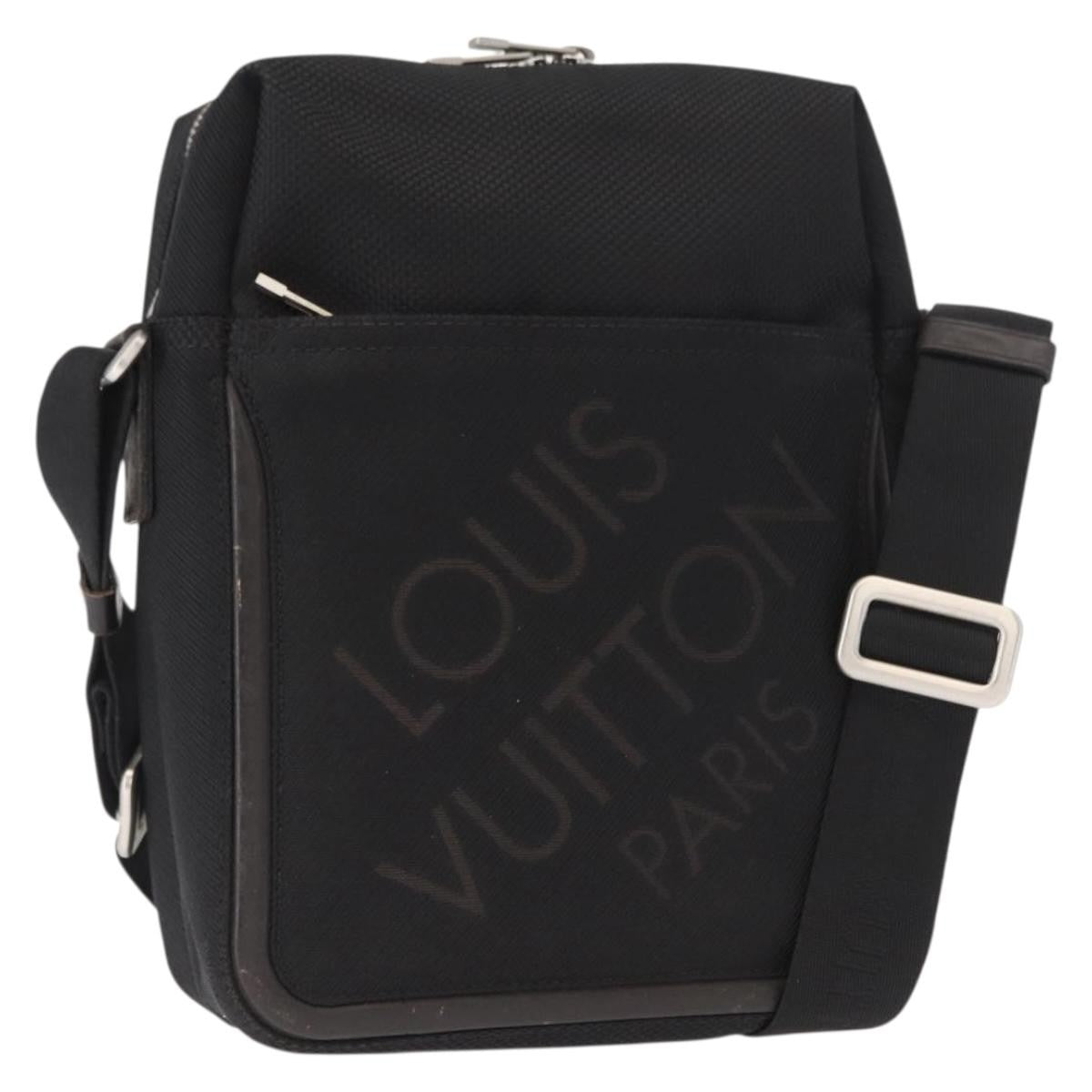Louis Vuitton Citadin Messenger Damier Geant Canvas Black Canvas Handbag (Pre-Owned)