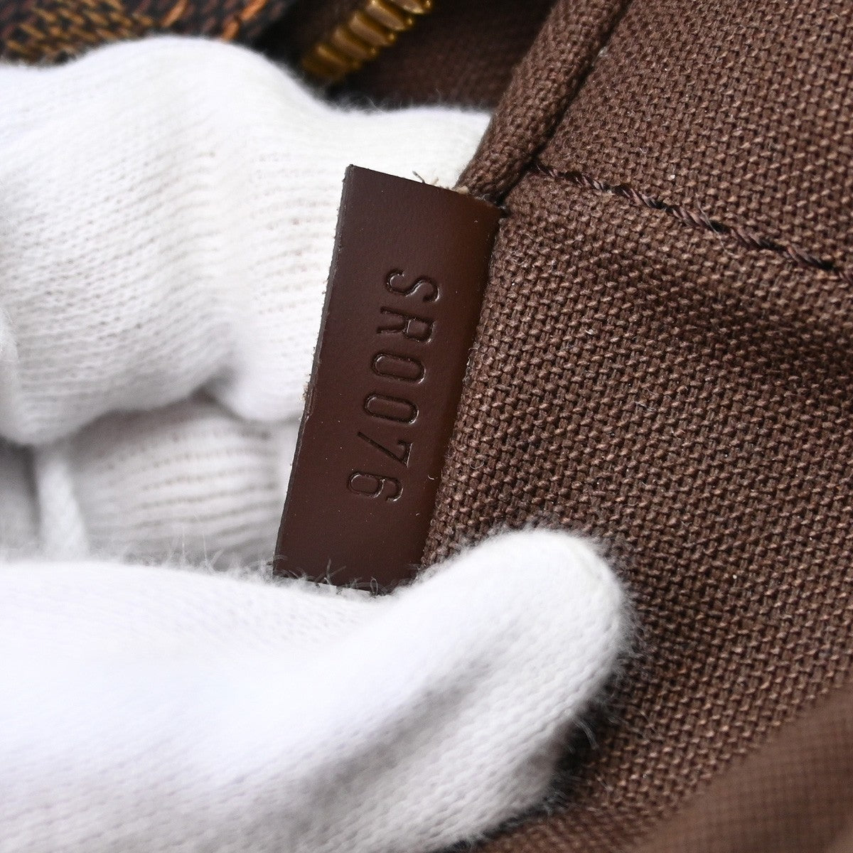 Louis Vuitton Naviglio Damier Brown Canvas Shoulder Bag Bag (Pre-Owned)