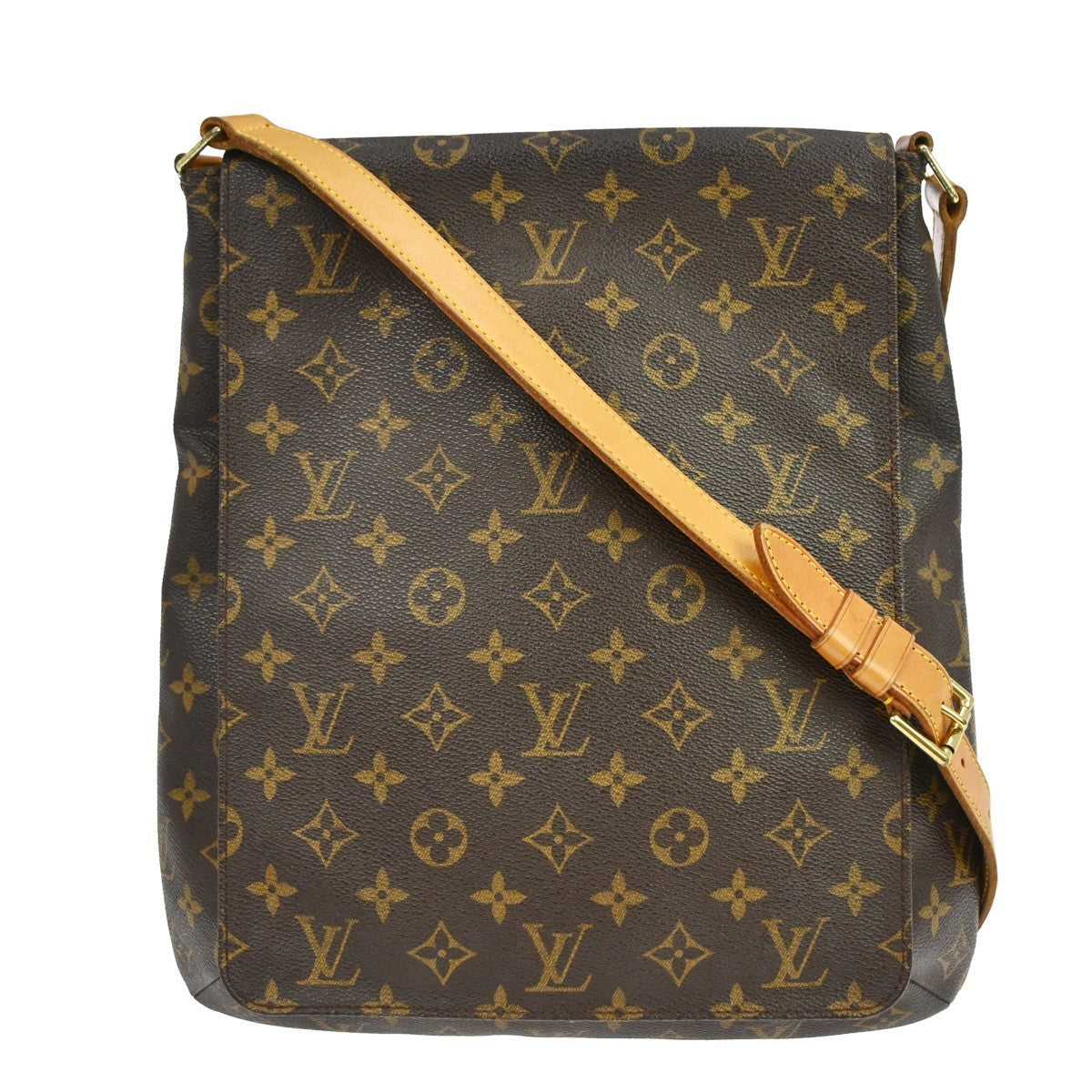 Louis Vuitton Musette Salsa Monogram Canvas Brown Canvas Shoulder Bag Bag (Pre-Owned)