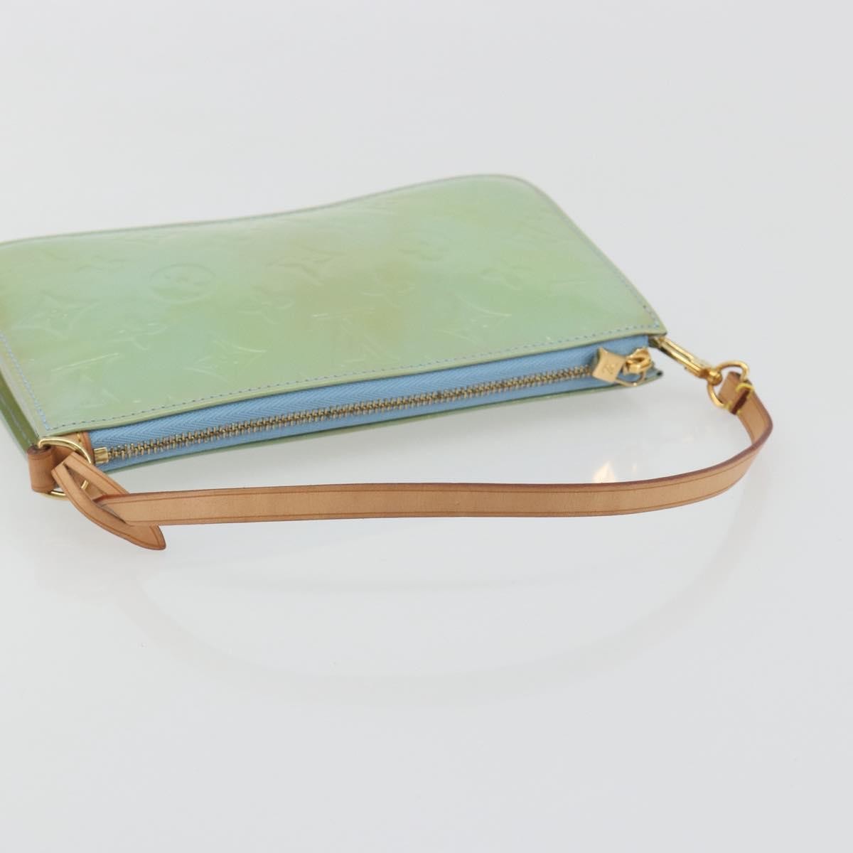 Louis Vuitton Lexington Pochette Monogram Vernis Blue Patent_Leather Clutche & Pouche Bag (Pre-Owned)