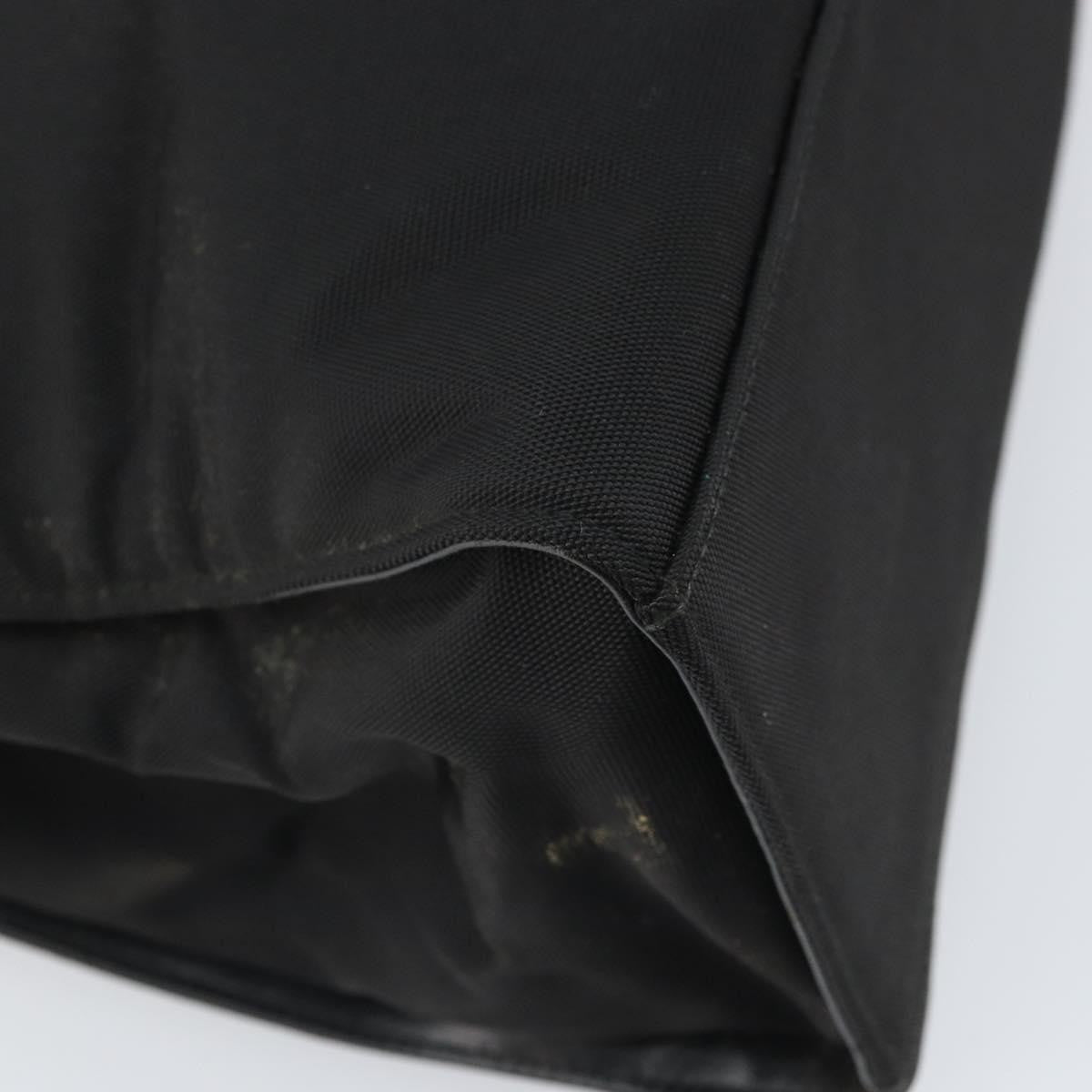 Gucci Bamboo Nylon Black Nylon Tote Bag Bag (Pre-Owned)