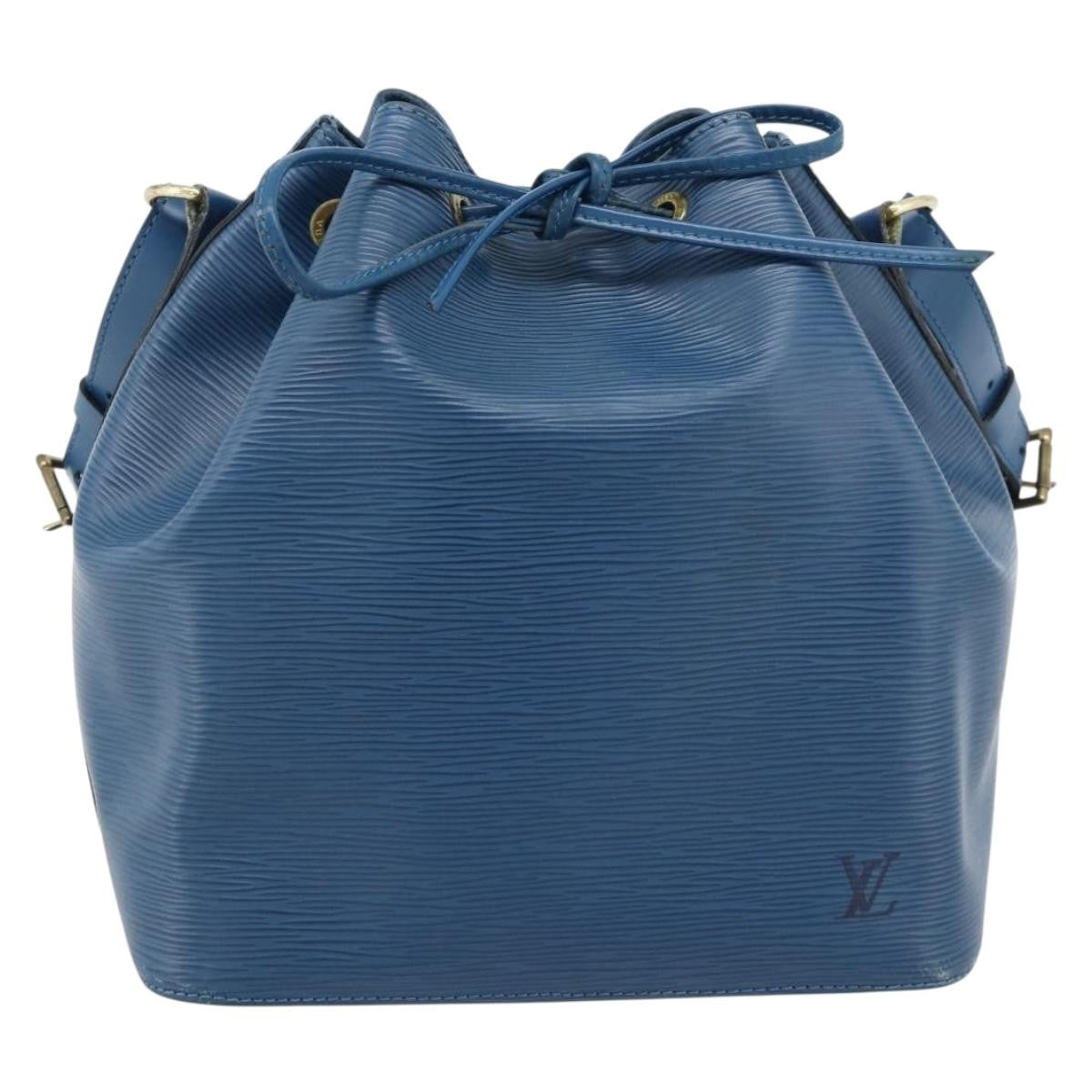 Louis Vuitton Noe Epi Leather Blue Leather Shoulder Bag Bag (Pre-Owned)
