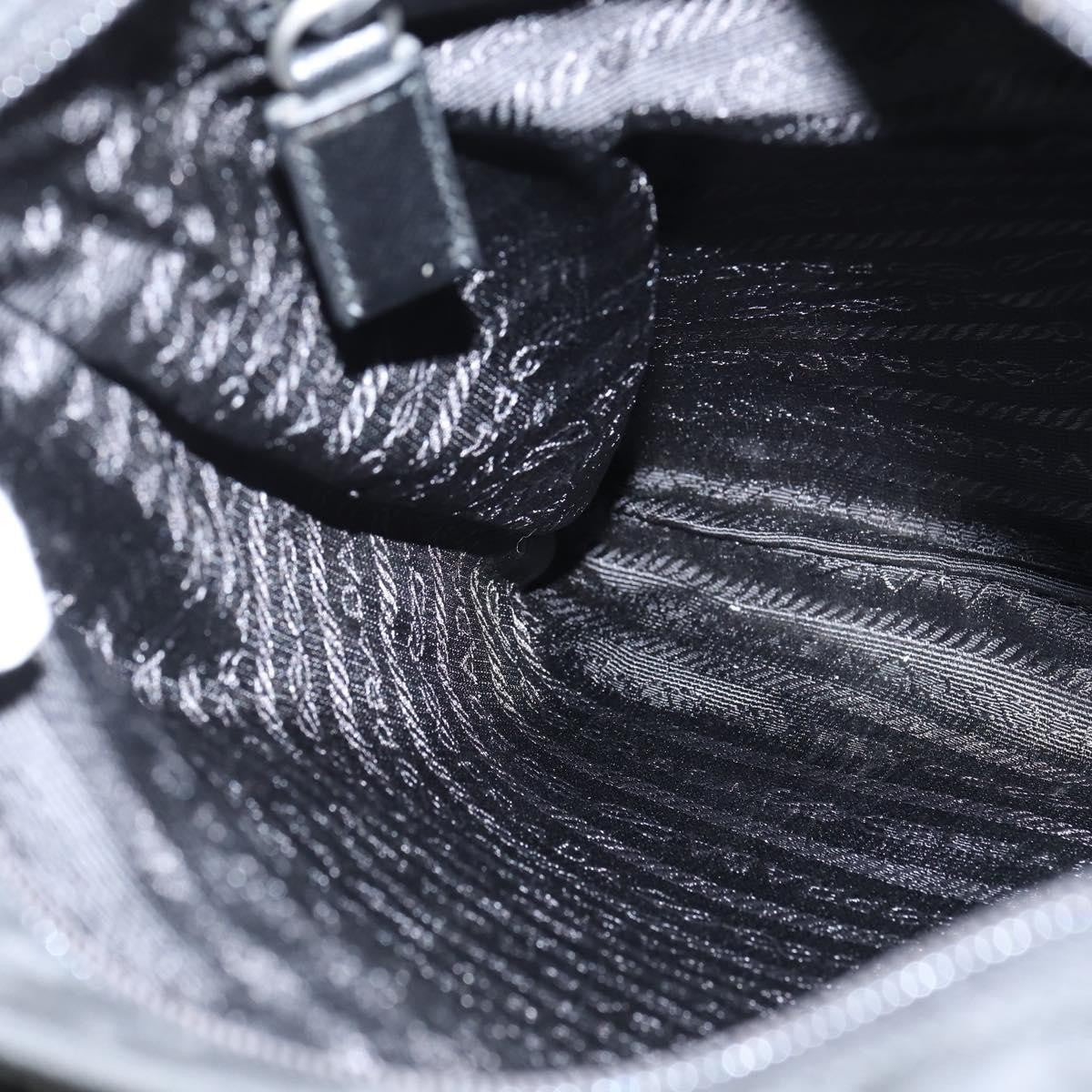Prada Front Pocket Messenger Tessuto Black Nylon Shoulder Bag Bag (Pre-Owned)