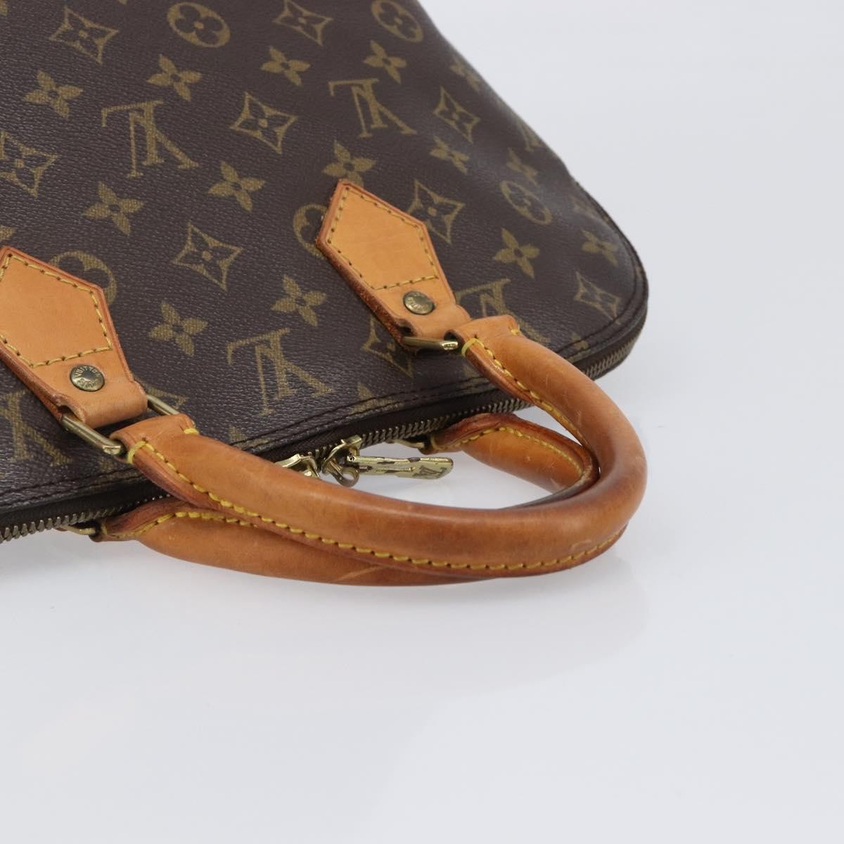 Louis Vuitton Alma Monogram Canvas Brown Canvas Handbag (Pre-Owned)