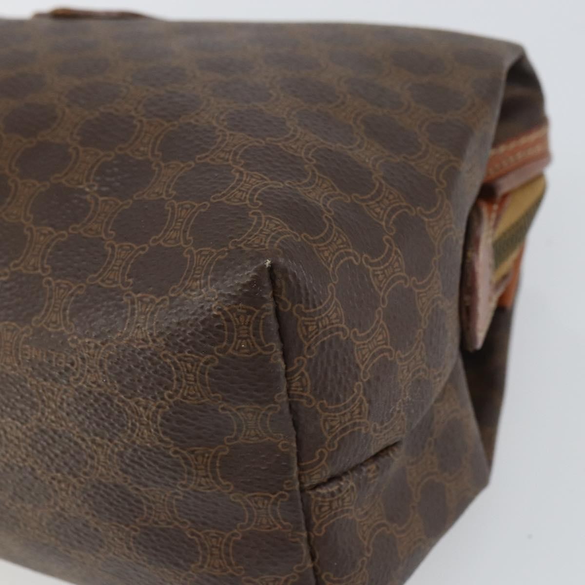Celine Macadam Pochette Canvas And Leather Brown Canvas Clutche & Pouche Bag (Pre-Owned)