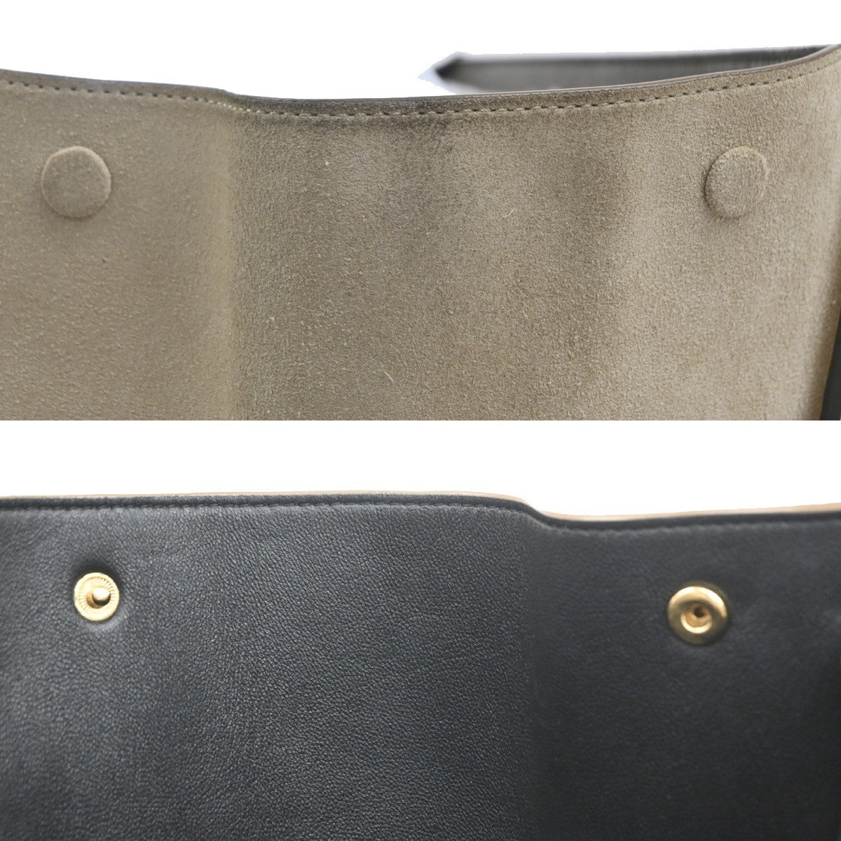 Celine Trapeze Leather With Suede Multicolour Leather Handbag (Pre-Owned)