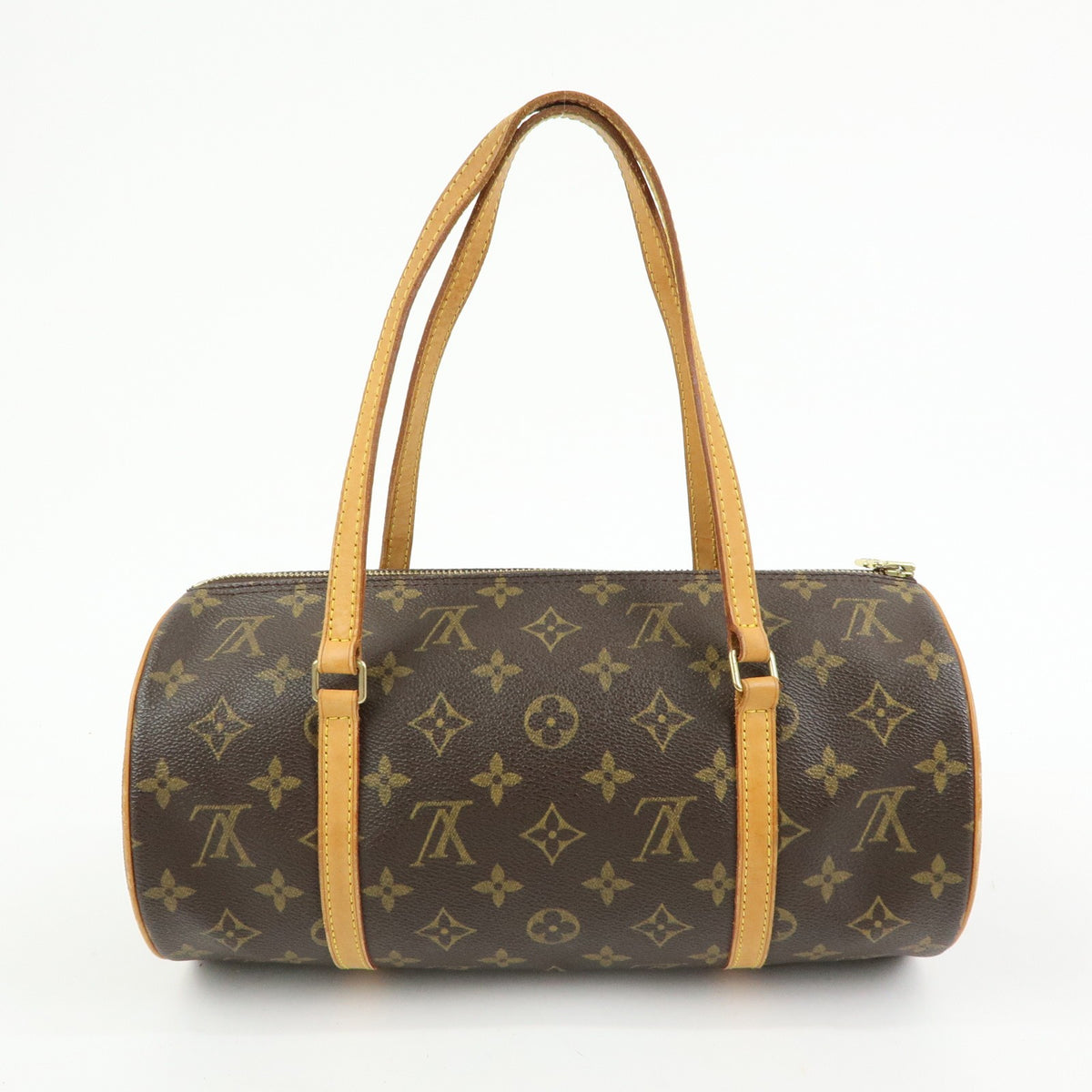 Louis Vuitton Papillon Monogram Canvas Brown Canvas Handbag (Pre-Owned)