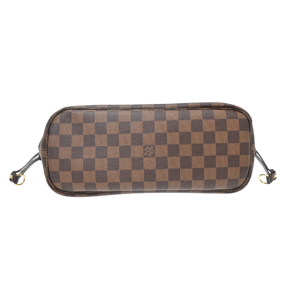 Louis Vuitton Neverfull Tote Damier Ebene Brown Canvas Tote Bag Bag (Pre-Owned)