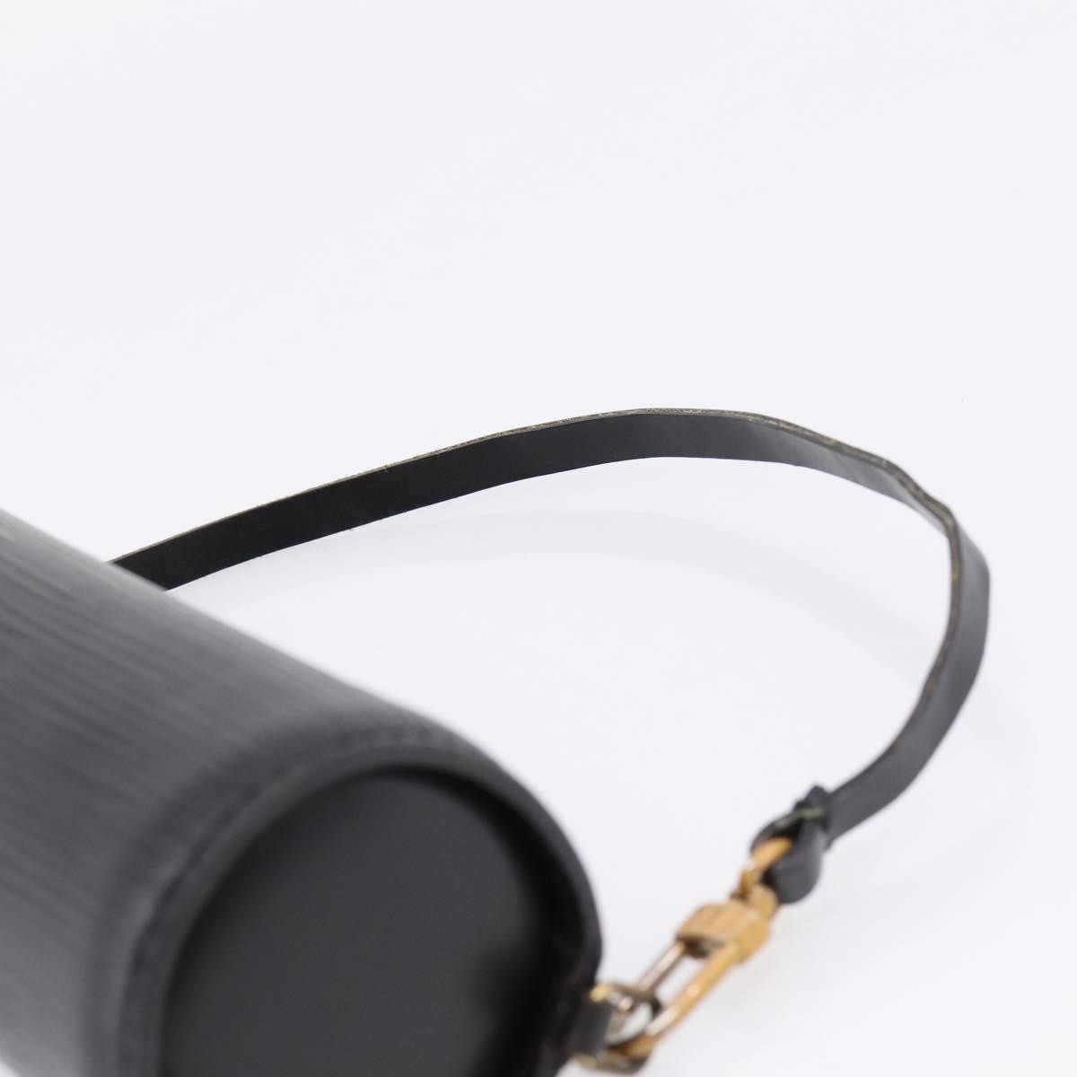Louis Vuitton Soufflot Pochette Epi Leather Black Leather Clutche & Pouche Bag (Pre-Owned)