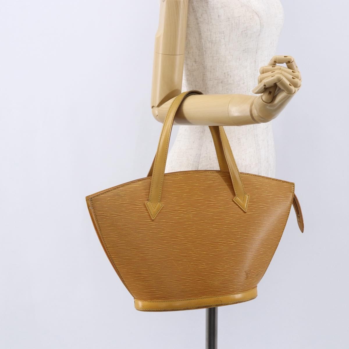 Louis Vuitton Saint Jacques Epi Leather Yellow Leather Handbag (Pre-Owned)