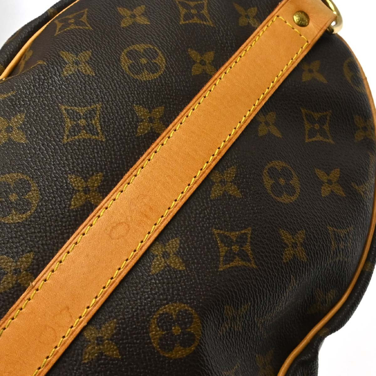 Louis Vuitton Keepall Bandouliere Monogram Canvas Brown Canvas Travel Bag Bag (Pre-Owned)
