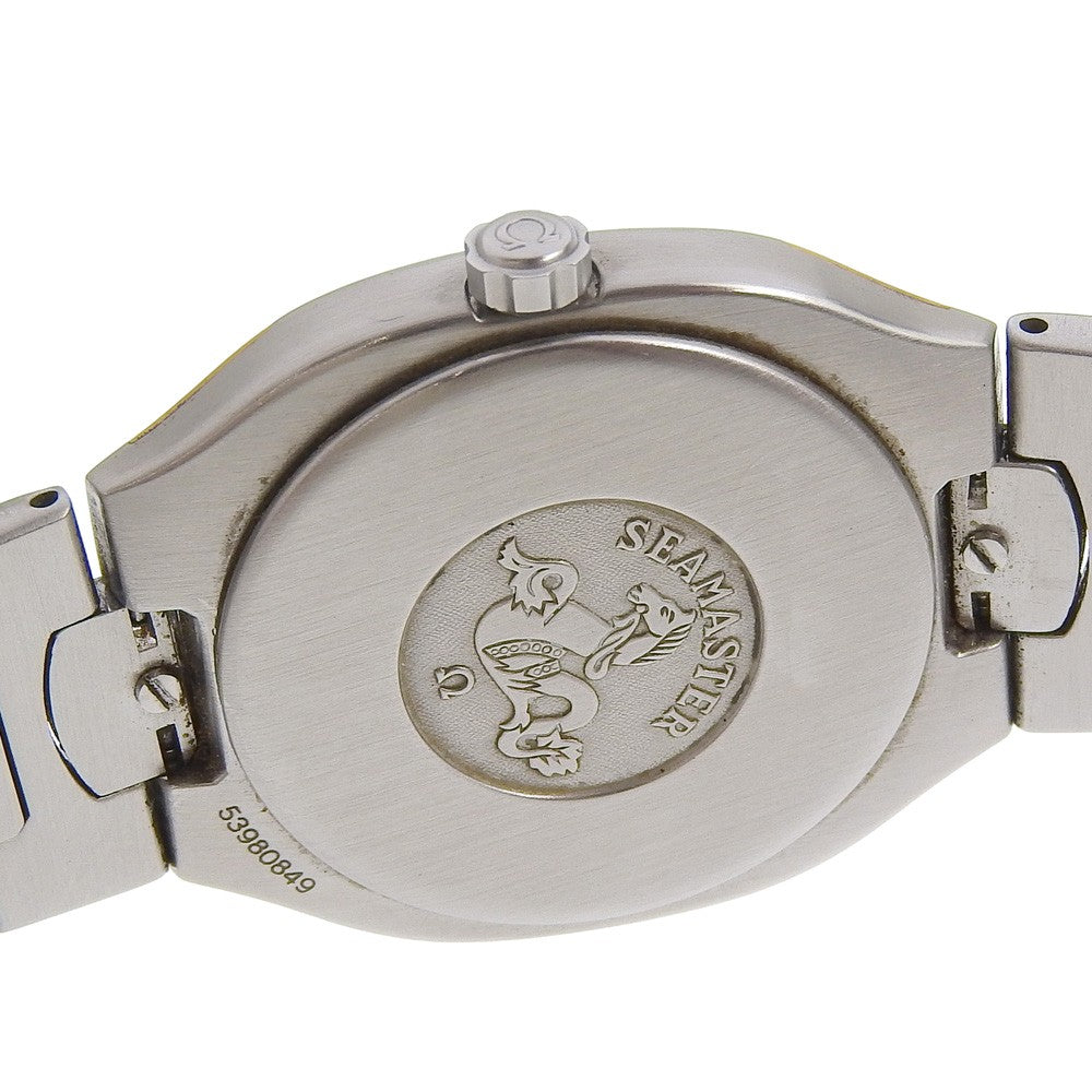 Omega Seamaster Polaris Day-Date Quartz Stainless Steel Watch (Pre-Owned)
