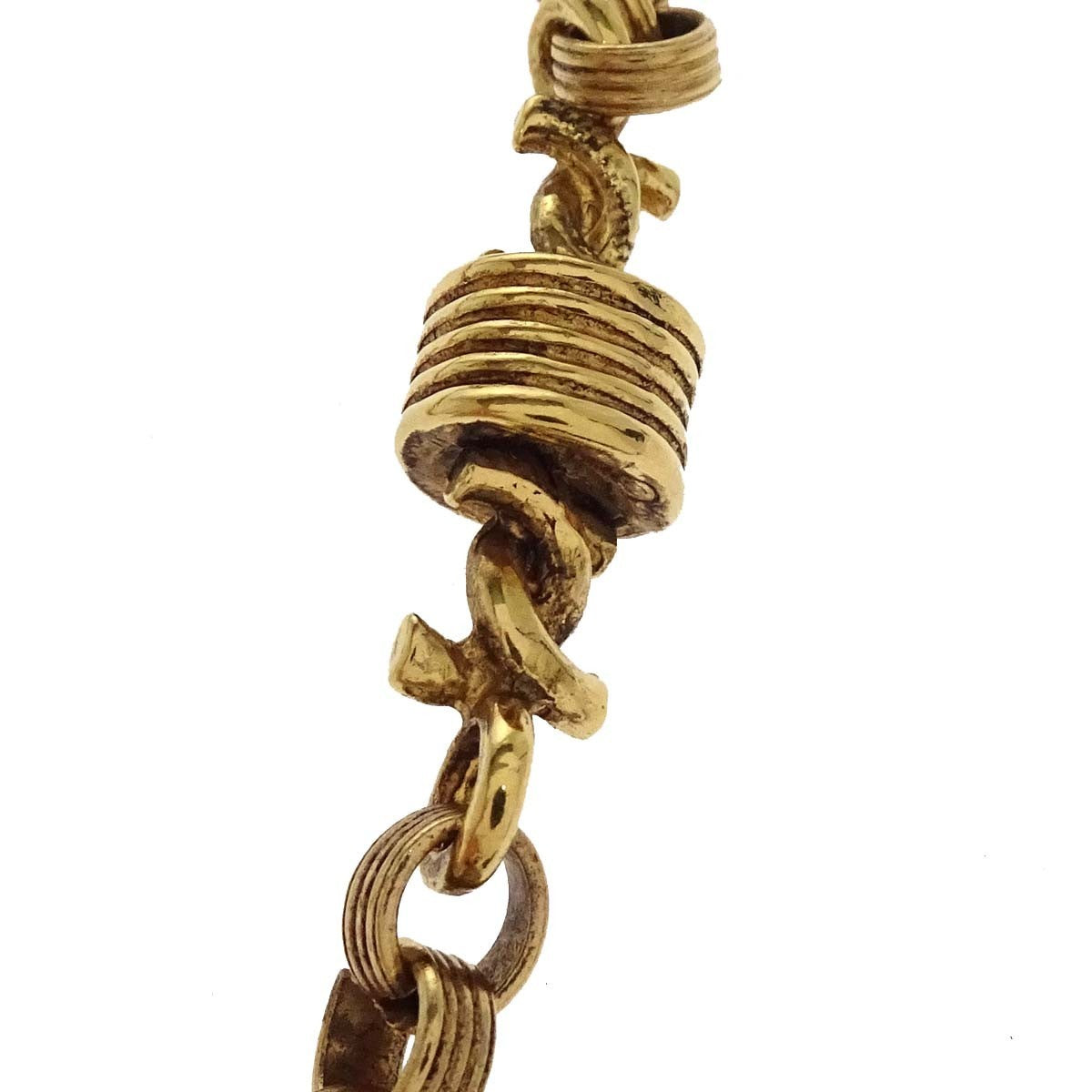 Chanel Cc Necklace Faux Pearl And Metal Multicolour Gold_Plated Necklace Jewelry (Pre-Owned)