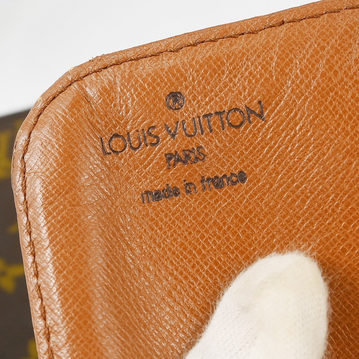 Louis Vuitton Cartouchiere Monogram Canvas Brown Canvas Shoulder Bag Bag (Pre-Owned)