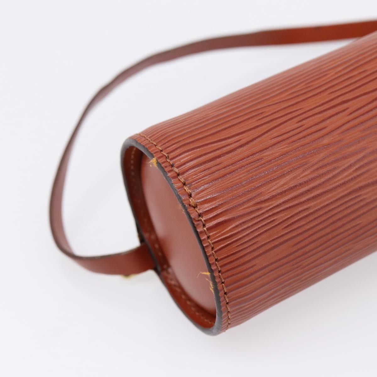 Louis Vuitton Soufflot Pochette Epi Leather Brown Leather Clutche & Pouche Bag (Pre-Owned)