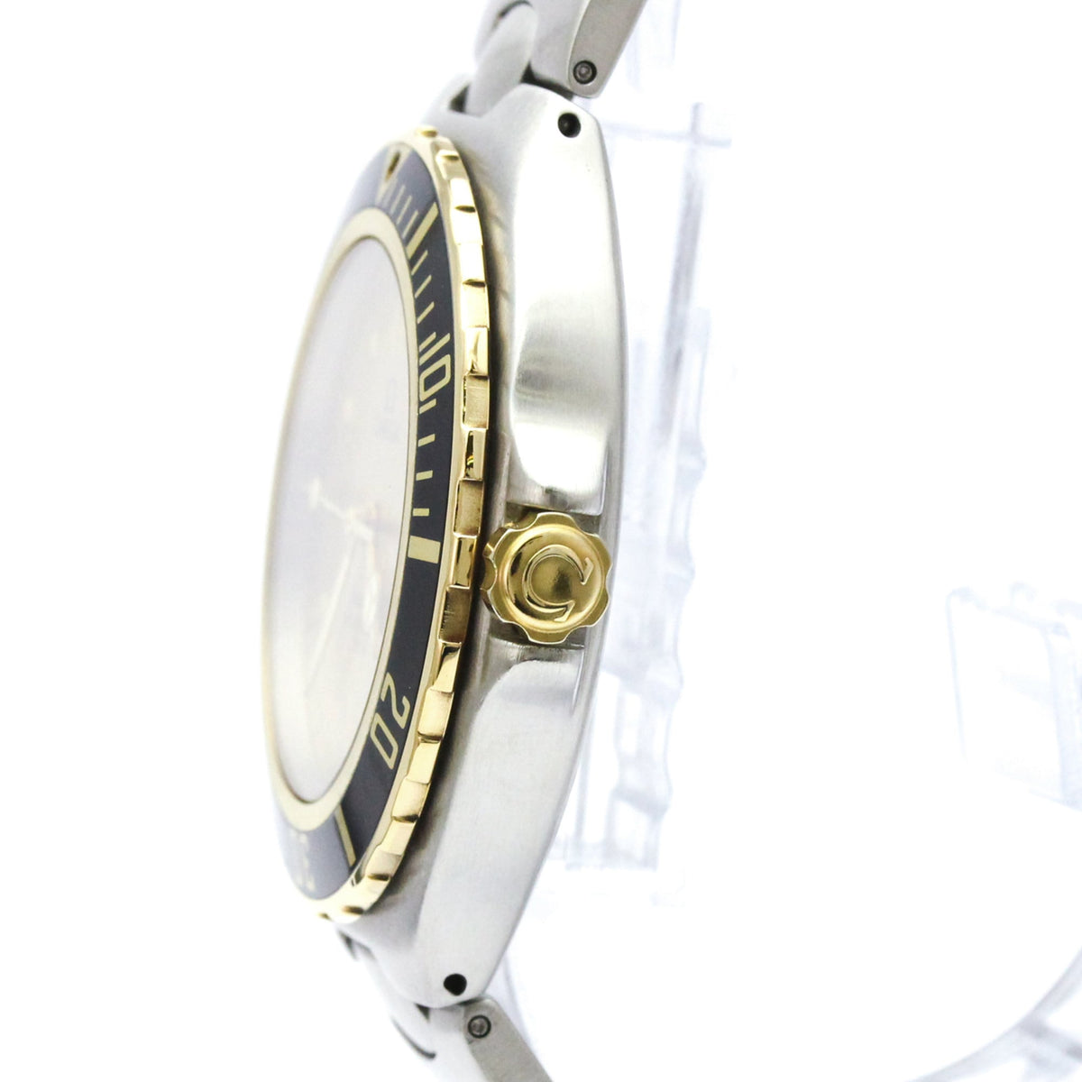 Omega Seamaster Professional 200 Pre Bond Chronometer Quartz Stainless Steel And Yellow Gold (18K) Watch (Pre-Owned)