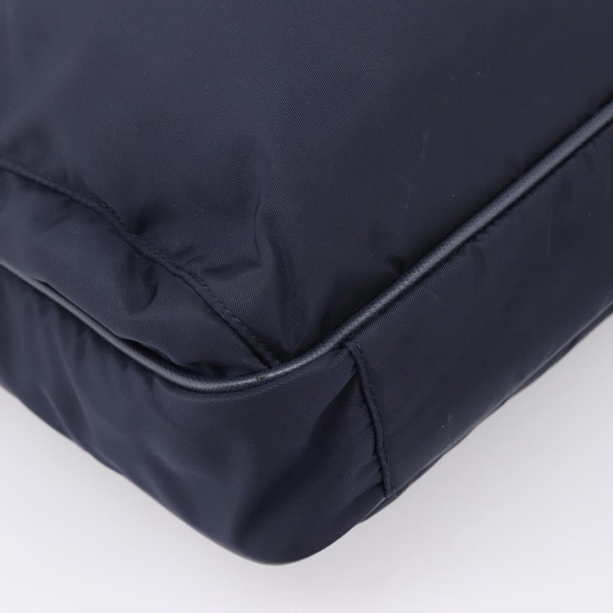 Prada Shoulder Tessuto Navy Nylon Shoulder Bag Bag (Pre-Owned)