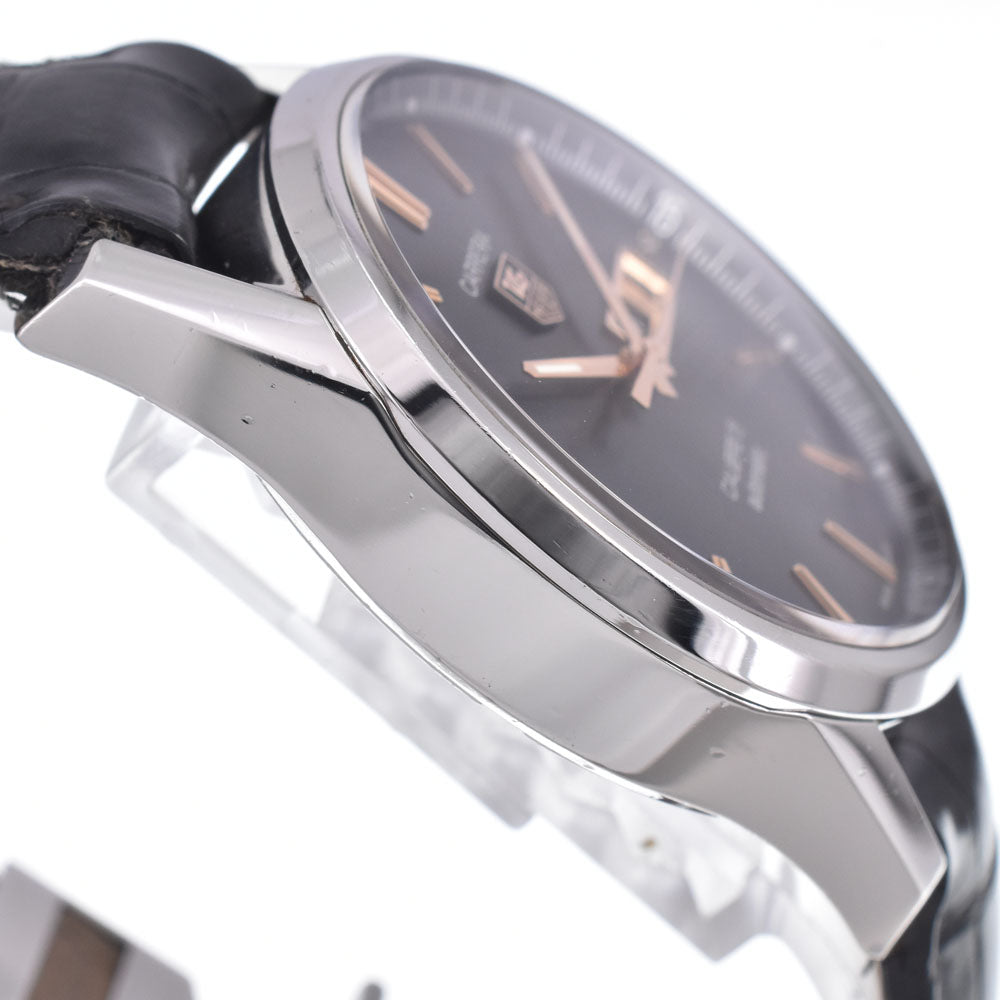 Tag Heuer Carrera Calibre 5 Day-Date Automatic Stainless Steel Watch (Pre-Owned)