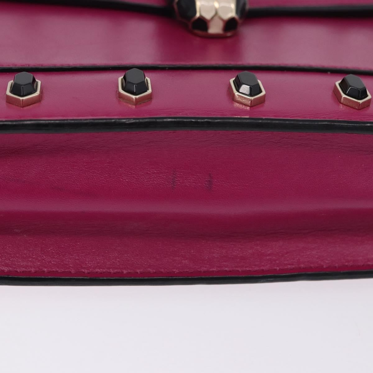 Bvlgari Serpenti Forever Embellished Leather Pink Leather Shoulder Bag Bag (Pre-Owned)