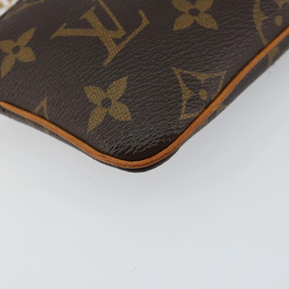 Louis Vuitton Milla Pochette Monogram Canvas Brown Canvas Clutche & Pouche Bag (Pre-Owned)