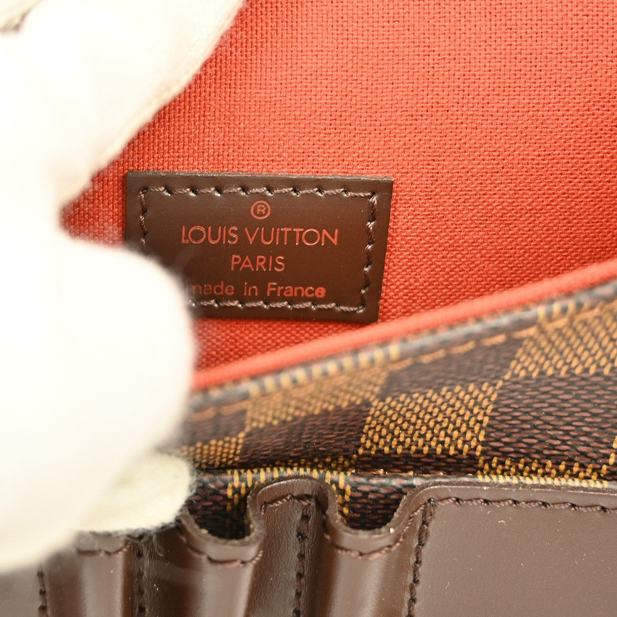 Louis Vuitton Portobello Messenger Damier Ebene Brown Canvas Shoulder Bag Bag (Pre-Owned)