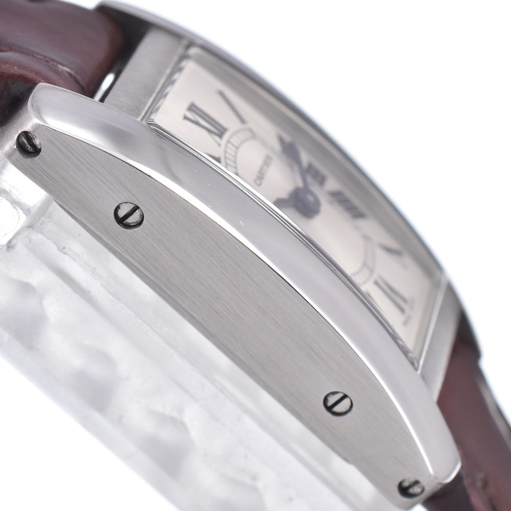 Cartier Tank Mini Quartz Steel & Leather Watch (Pre-Owned)