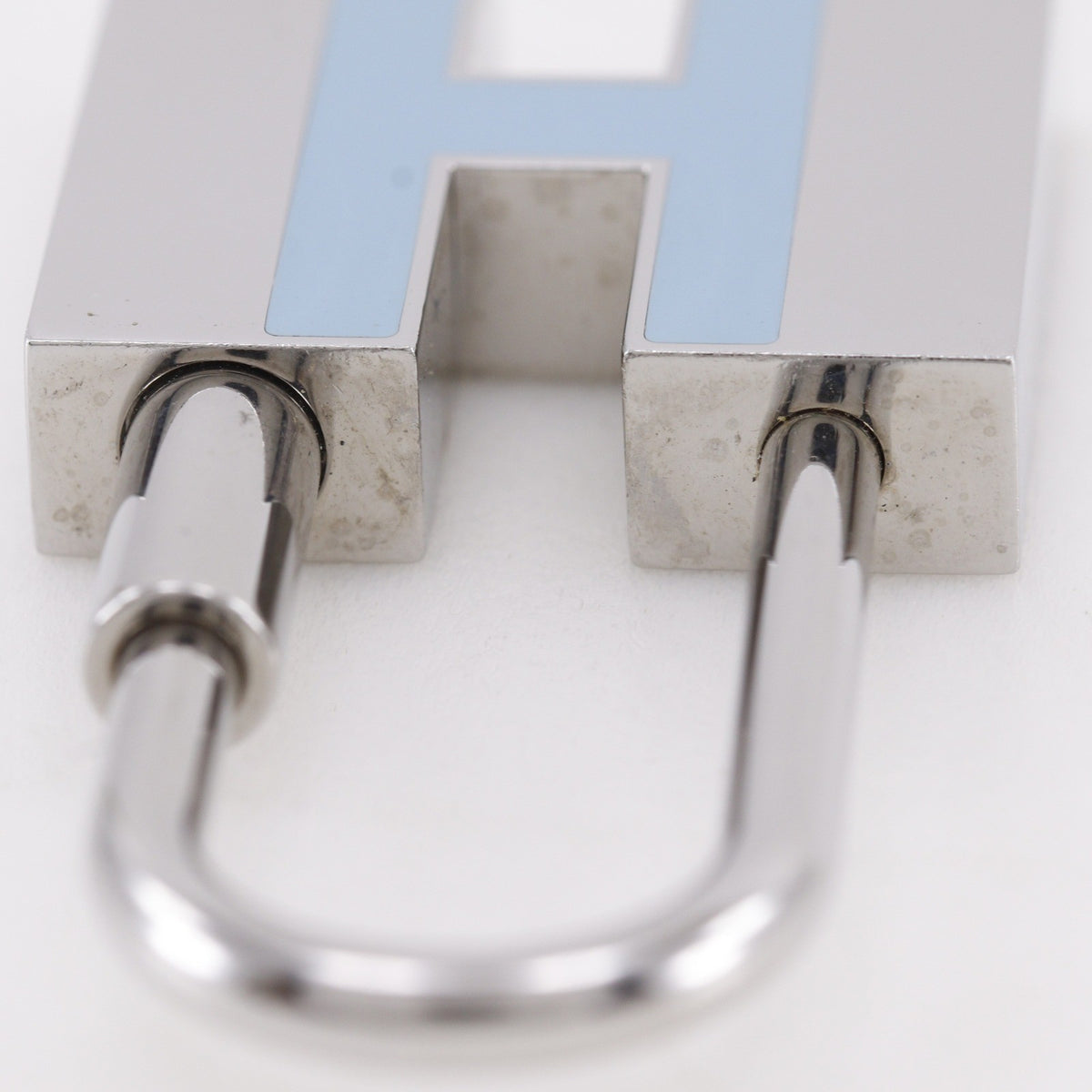 Hermes Cadena Keyring Metal Silver Metal Charms And Keychains Accessory (Pre-Owned)