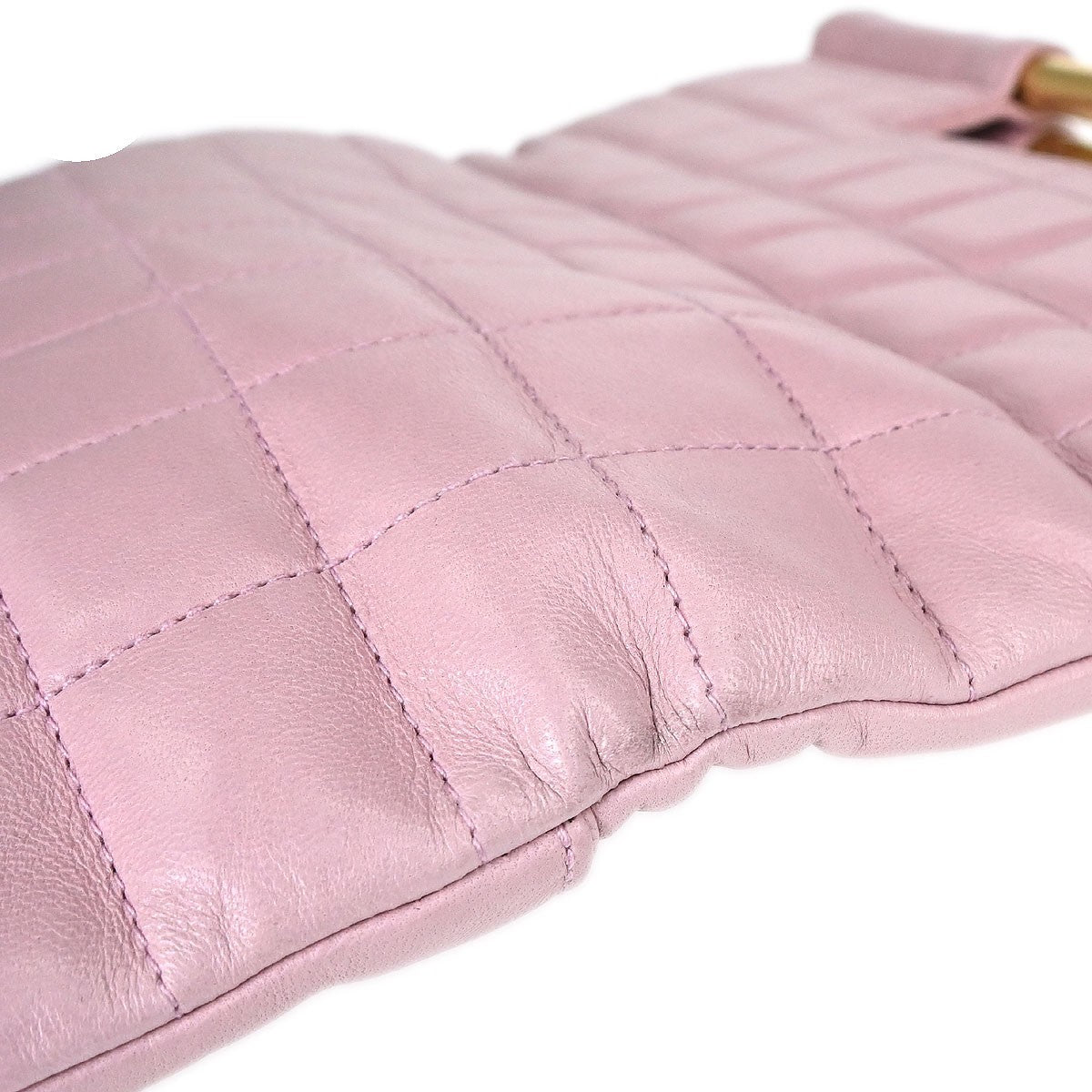 Chanel Chanel Coco Mark Leather Tote Leather Pink Leather Handbag (Pre-Owned)
