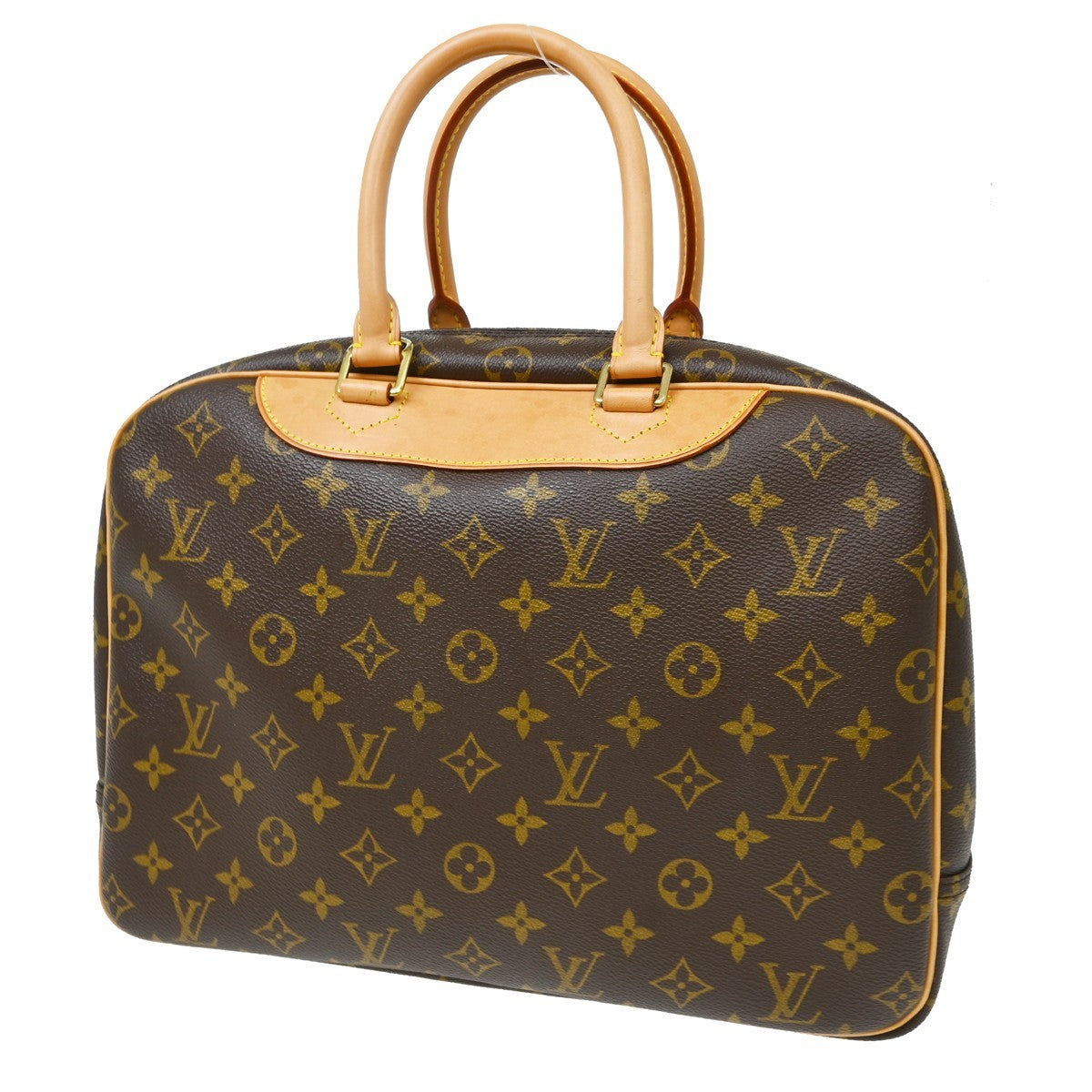 Louis Vuitton Deauville Limited Edition Since 1854 Monogram Jacquard Brown Canvas Handbag (Pre-Owned)