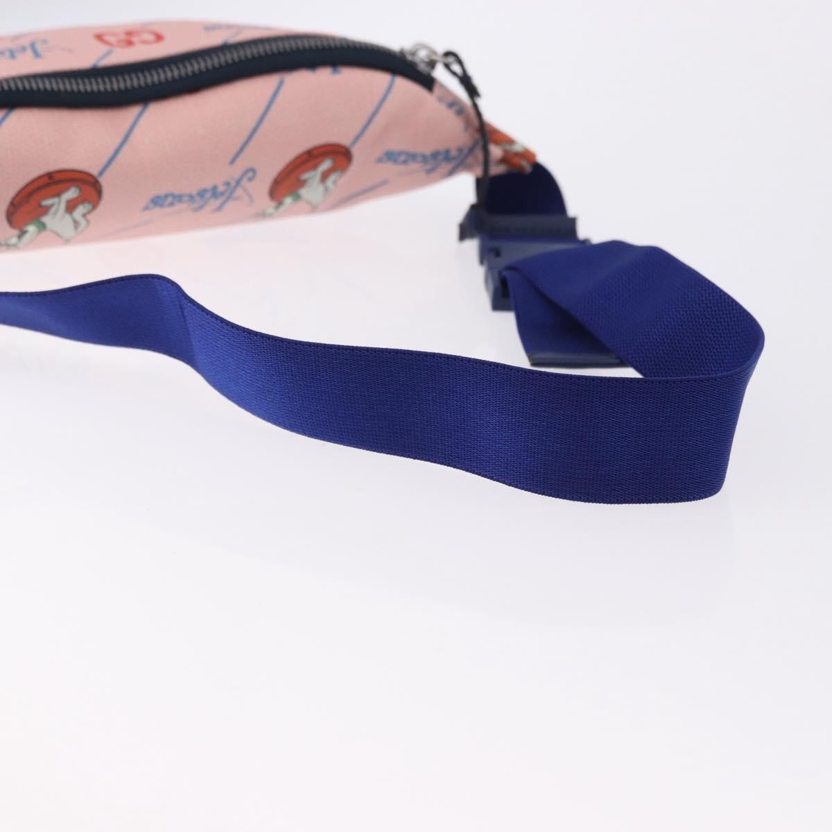 Gucci Children's Belt Bag Printed Gg Coated Canvas Pink Canvas Clutche & Pouche Bag (Pre-Owned)