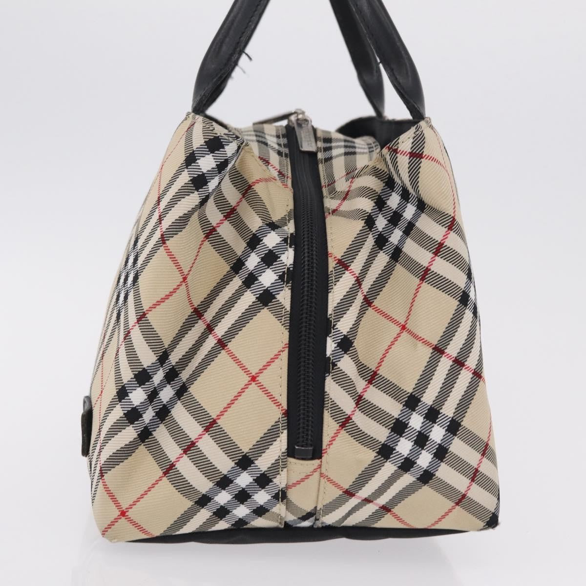 Burberry Nova Check Nylon Beige Nylon Handbag (Pre-Owned)